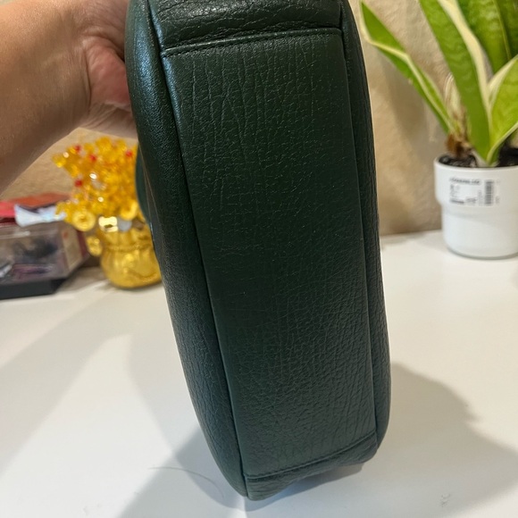 MCM VINTAGE EMERALD GREEN LEATHER BAG - Picture 6 of 15